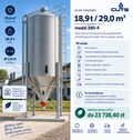 Silos paszowy 18,9 t / 29,0 m³
