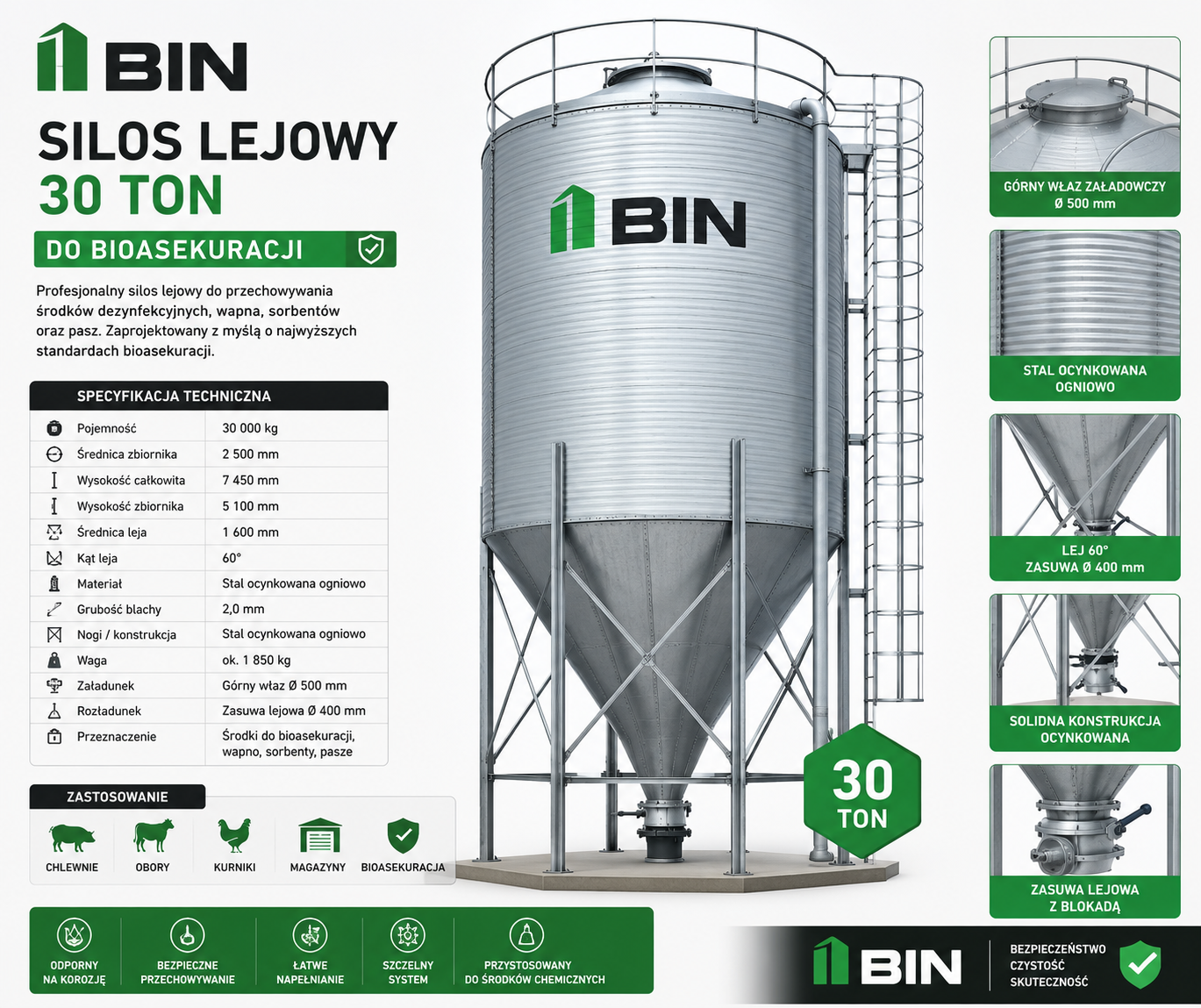 Silos 30 ton