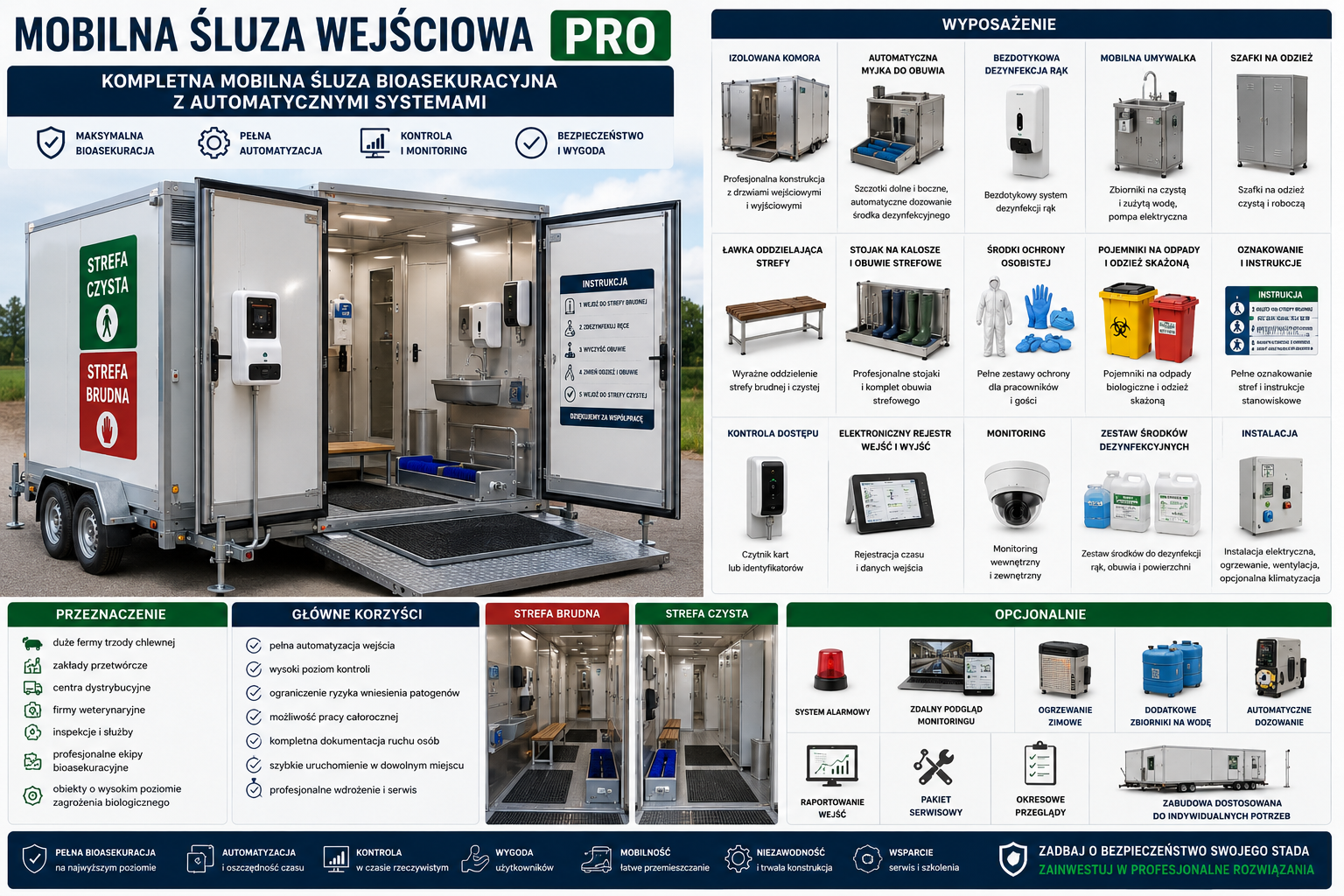 Mobilna śluza wejściowa PRO