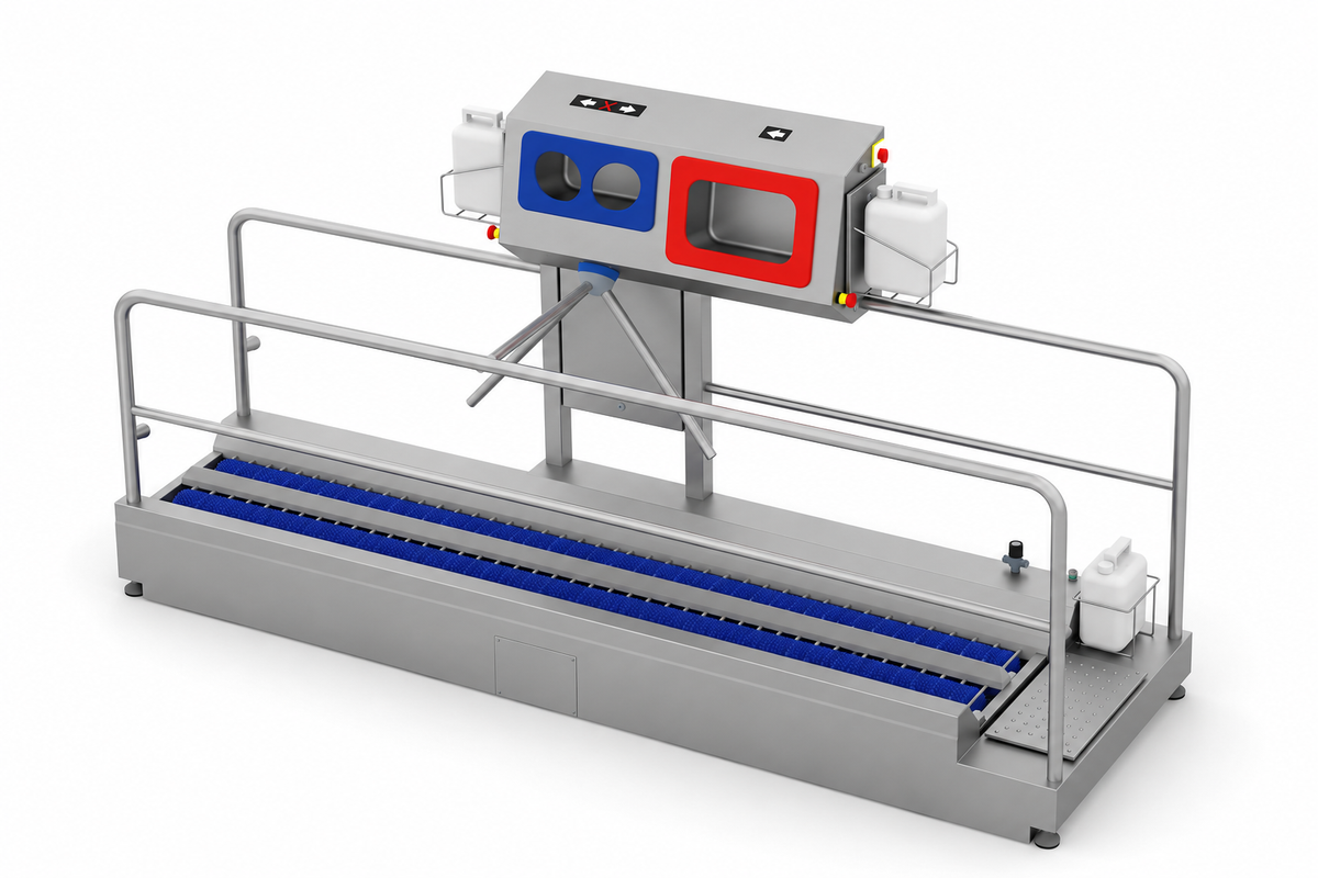 Automatyczna śluza bioasekuracyjna MINIMAX  1200 Extended + GRATIS