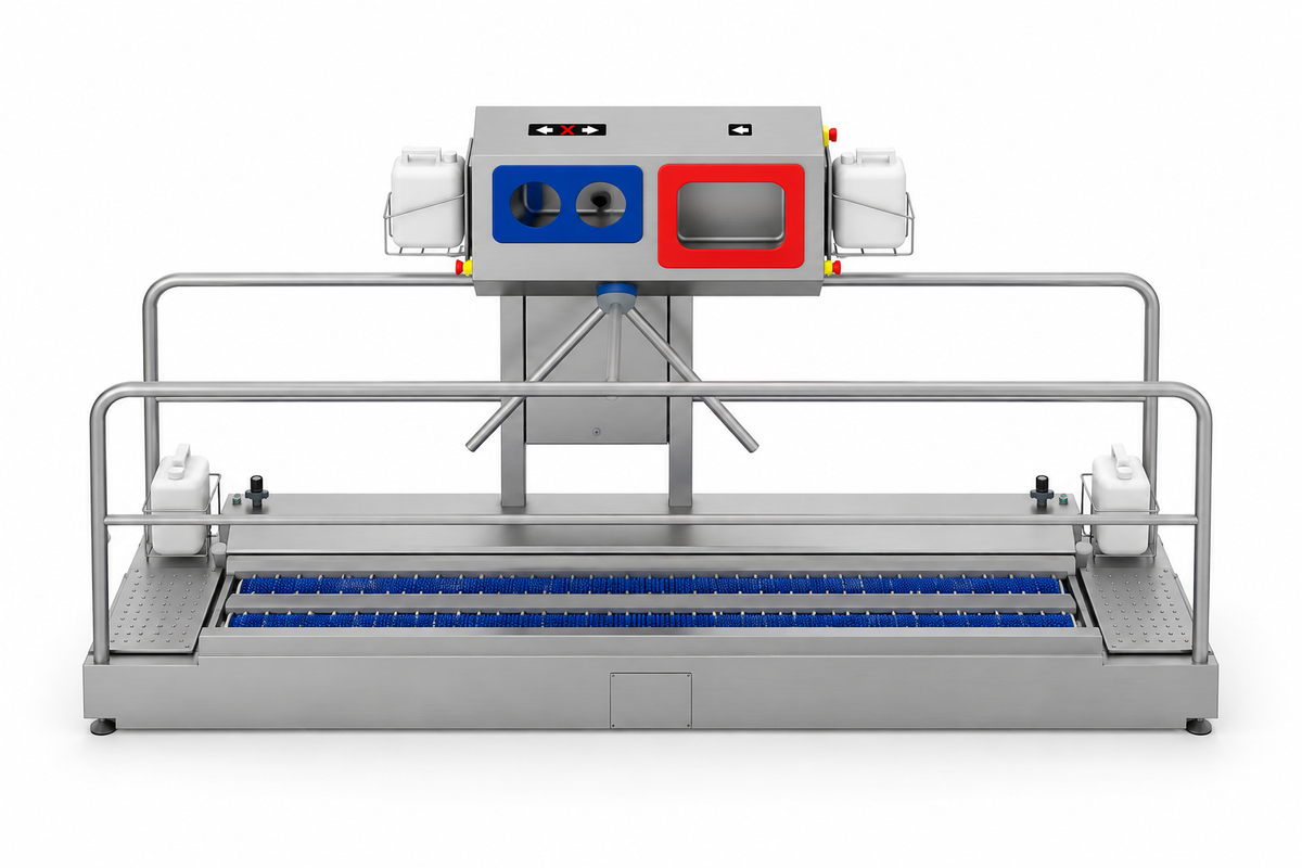 Automatyczna śluza bioasekuracyjna MINIMAX  1200 Extended + GRATIS