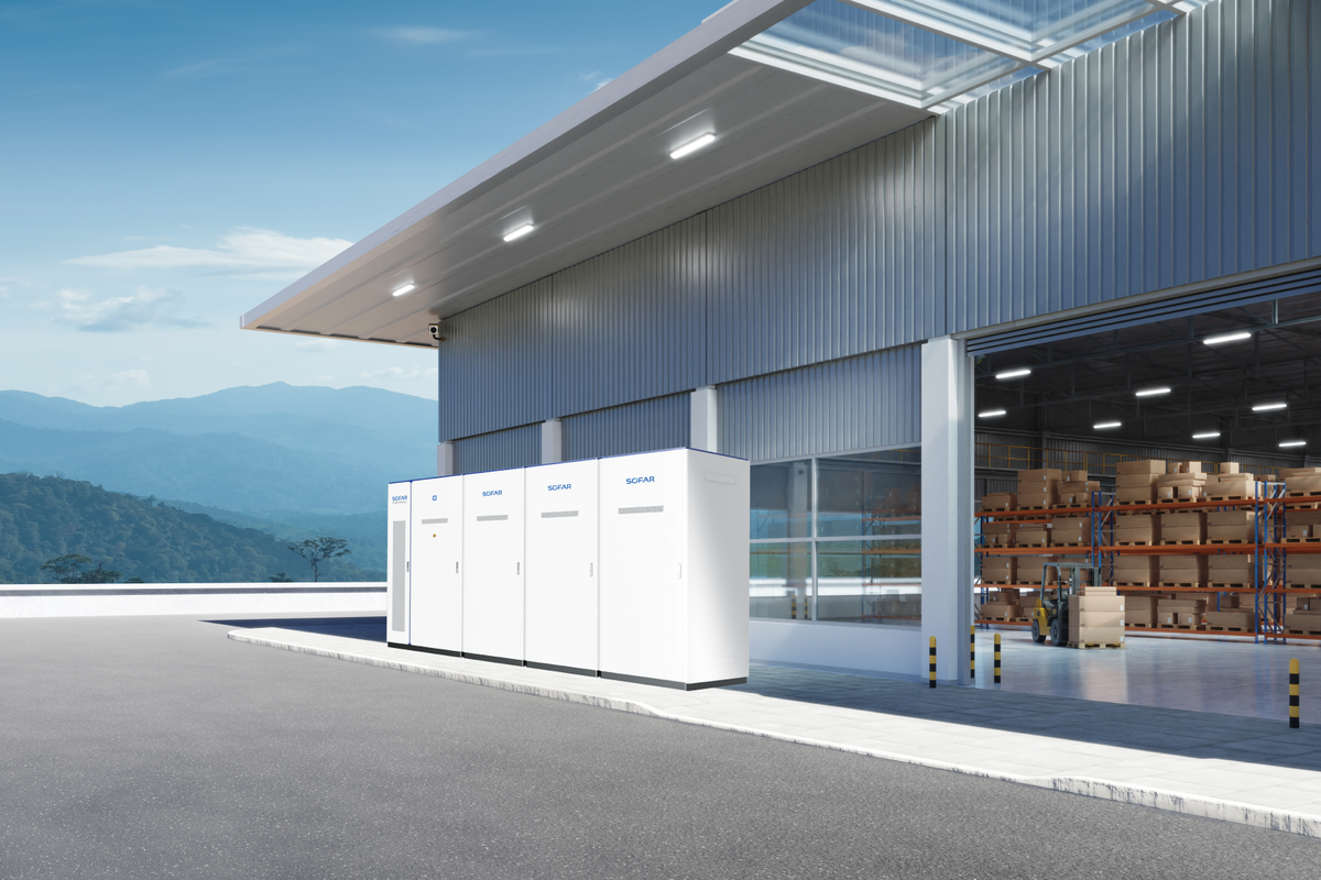 Przemysłowy magazyn energii SOFAR PowerMagic 125 kW / 258 kWh