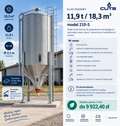 Silos paszowy 7,9 t / 12,1 m³