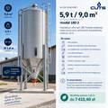 Silos paszowy 5,9 t / 9,0 m³